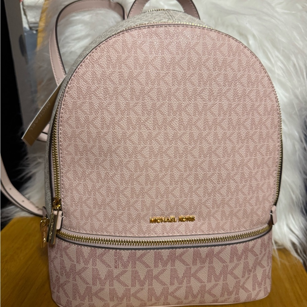 NWT Michael Kors Pink Backpack